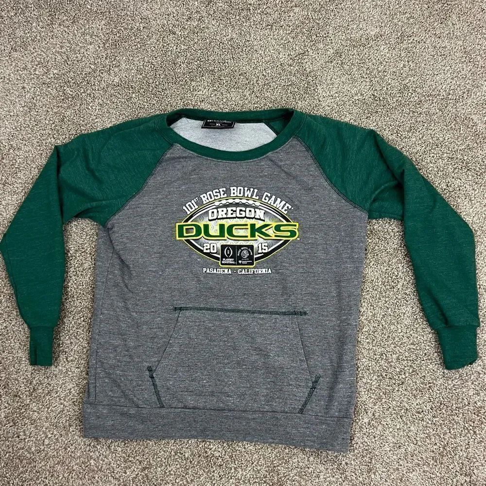 Oregon Ducks Rose Bowl Crew Sweatshirt Youth XL